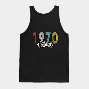 vintage 1970 made in 1970 50th gift Tank Top